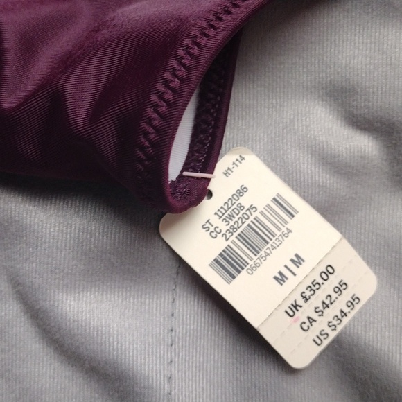 PINK VICTORIA'S SECRET Burgundy swimsuit bottom - Picture 5 of 9